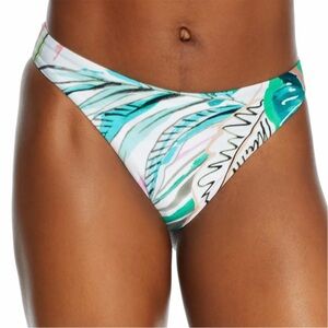 Birdsong Green & Pink Sketched Floral
Lanai Hipster Bikini Bottom Size Medium